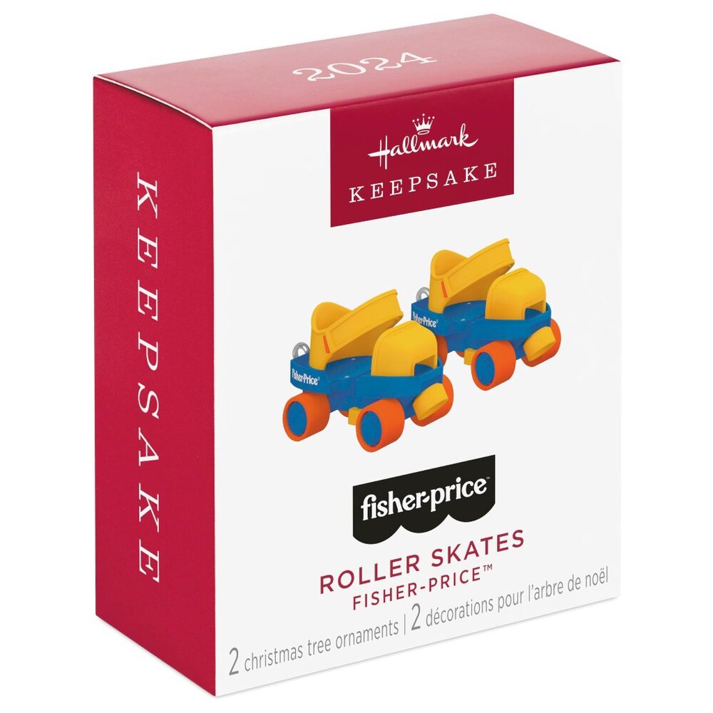 New! Fisher Price Toy Roller Skates Hallmark Keepsake Christmas Ornament 2024
